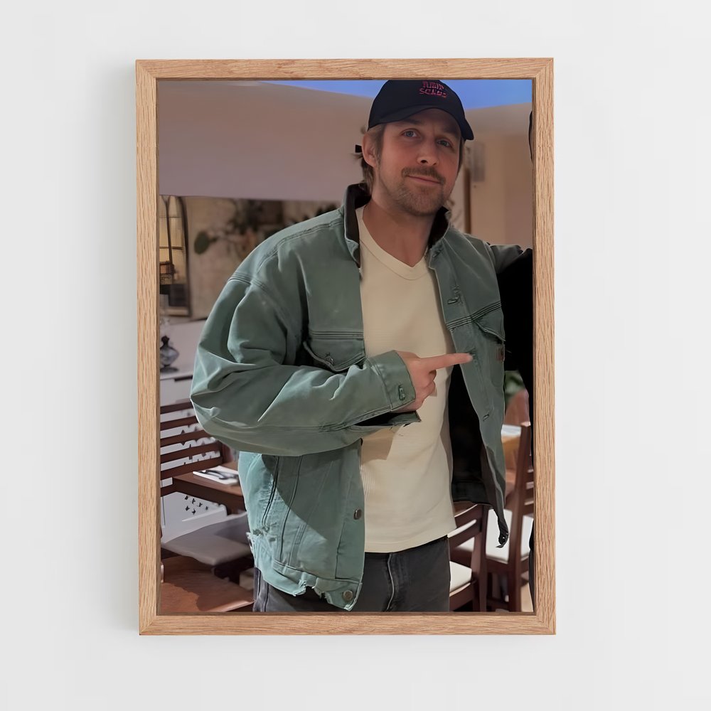 ap-ryan gosling-4 cadre Bois clair