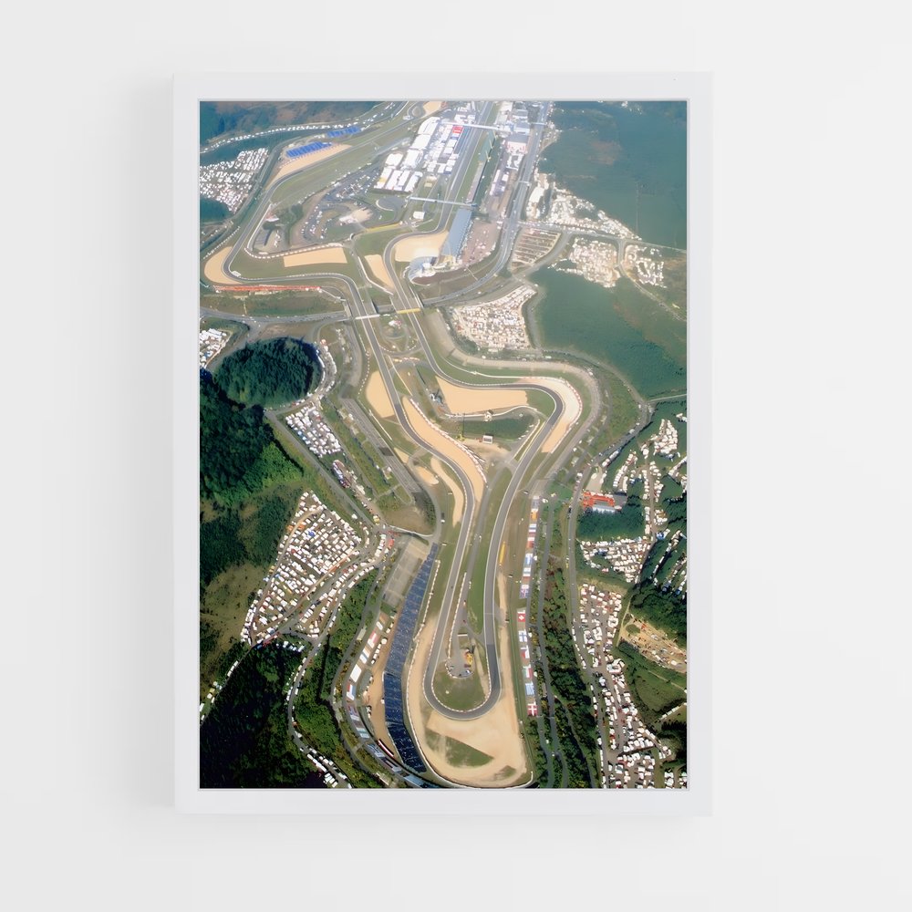 ap-sachsenring circuit germany-1 cadre Blanc