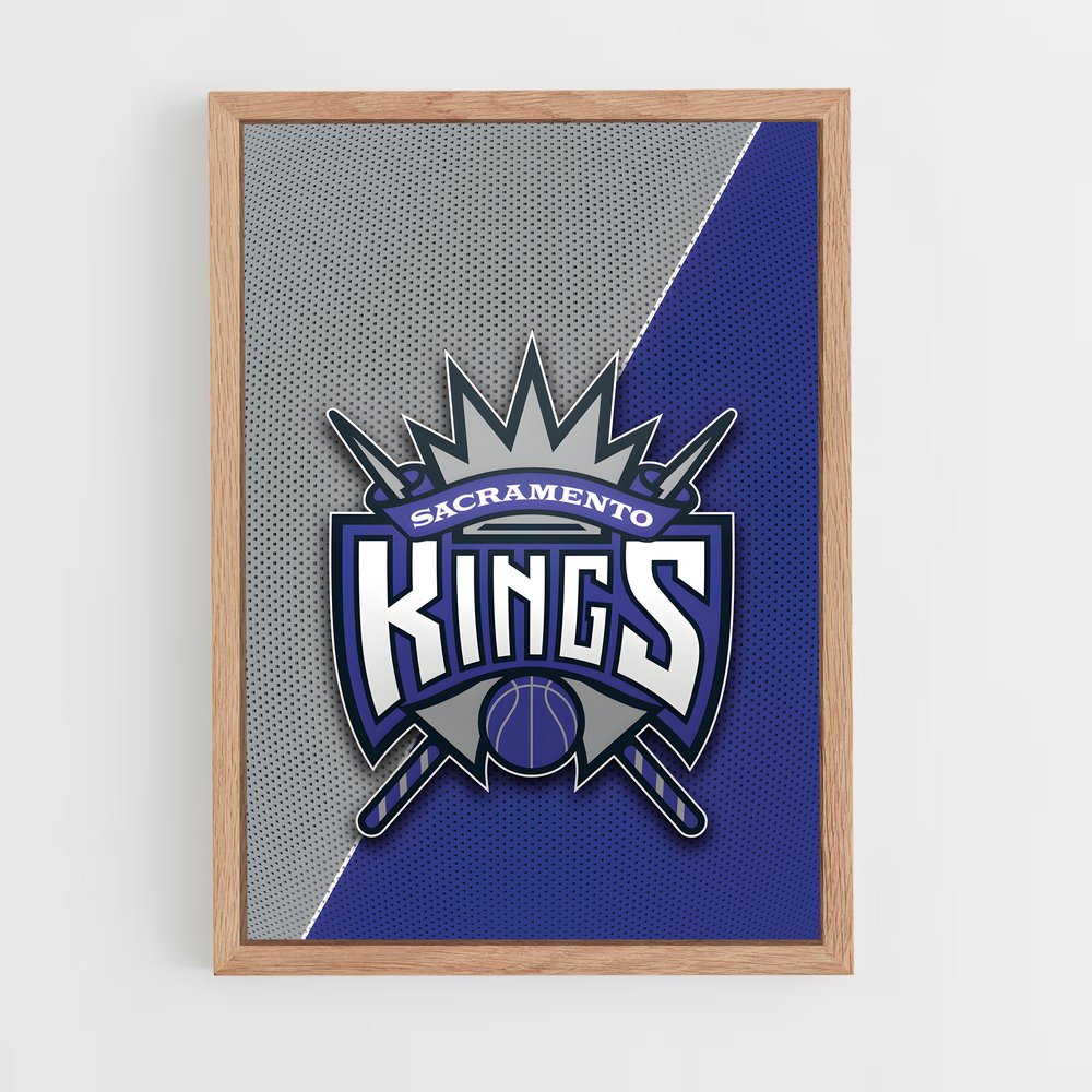ap-sacramento kings-13 cadre Bois clair