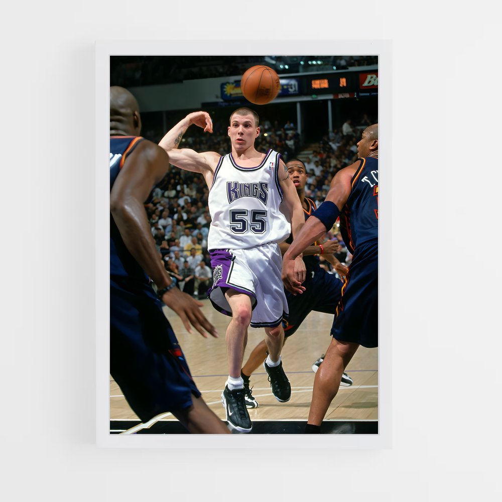 ap-sacramento kings-14 cadre Blanc
