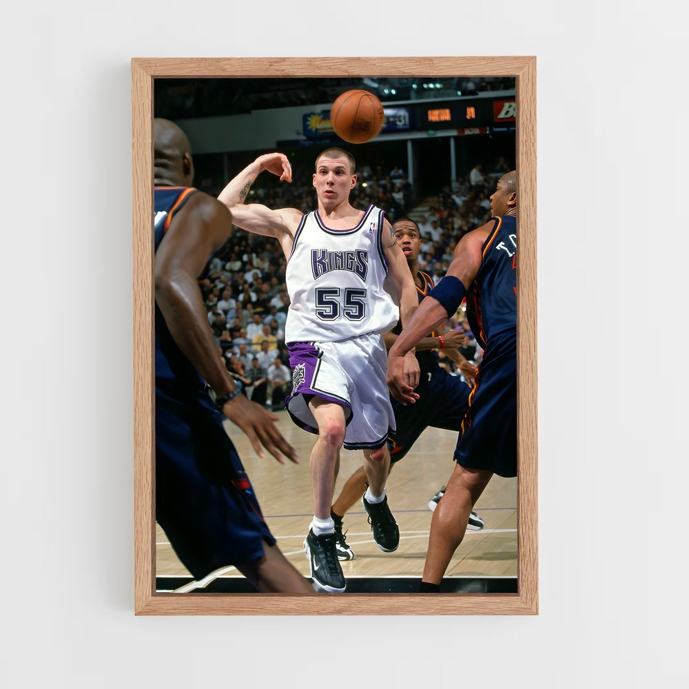 ap-sacramento kings-14 cadre Bois clair