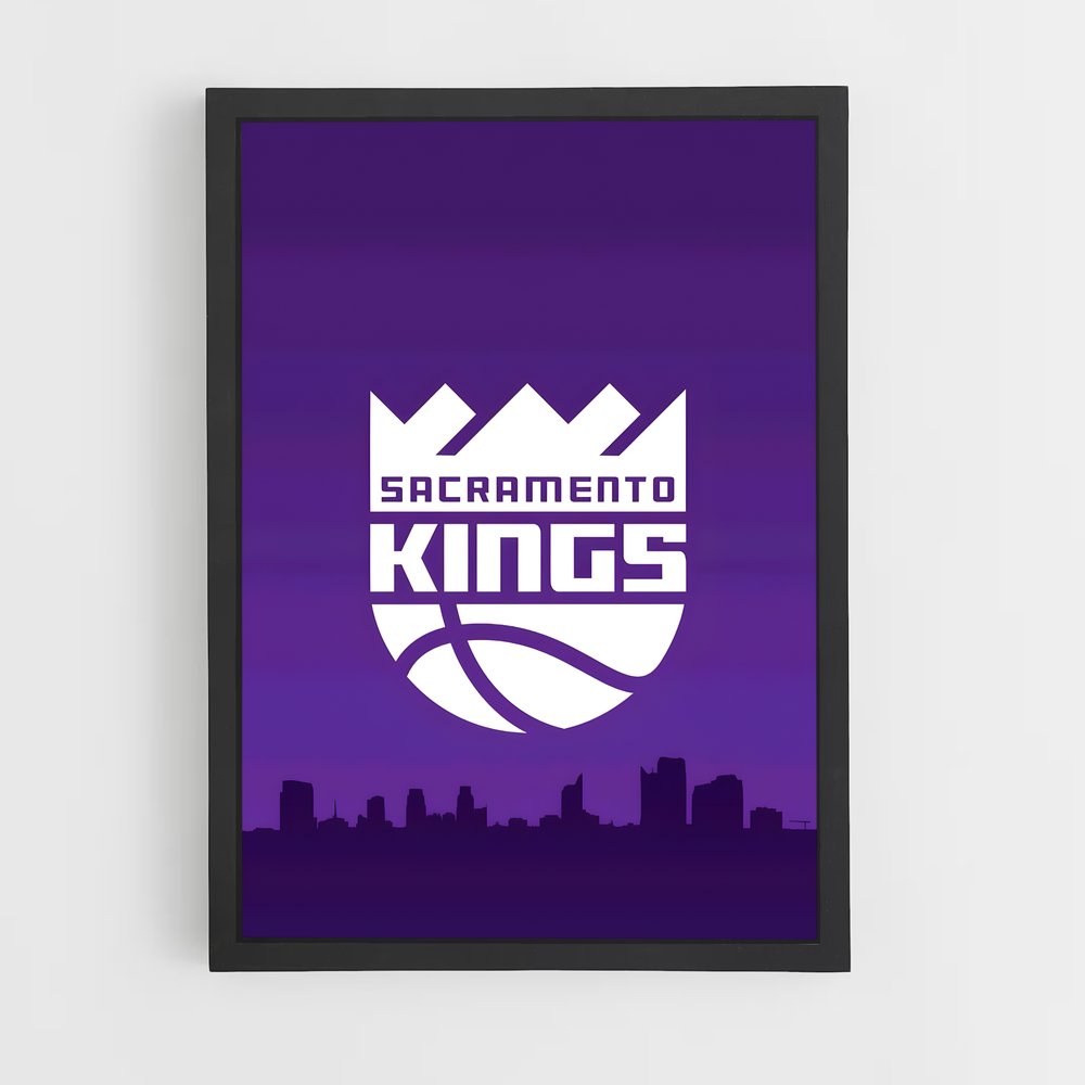ap-sacramento kings-16 cadre Noir