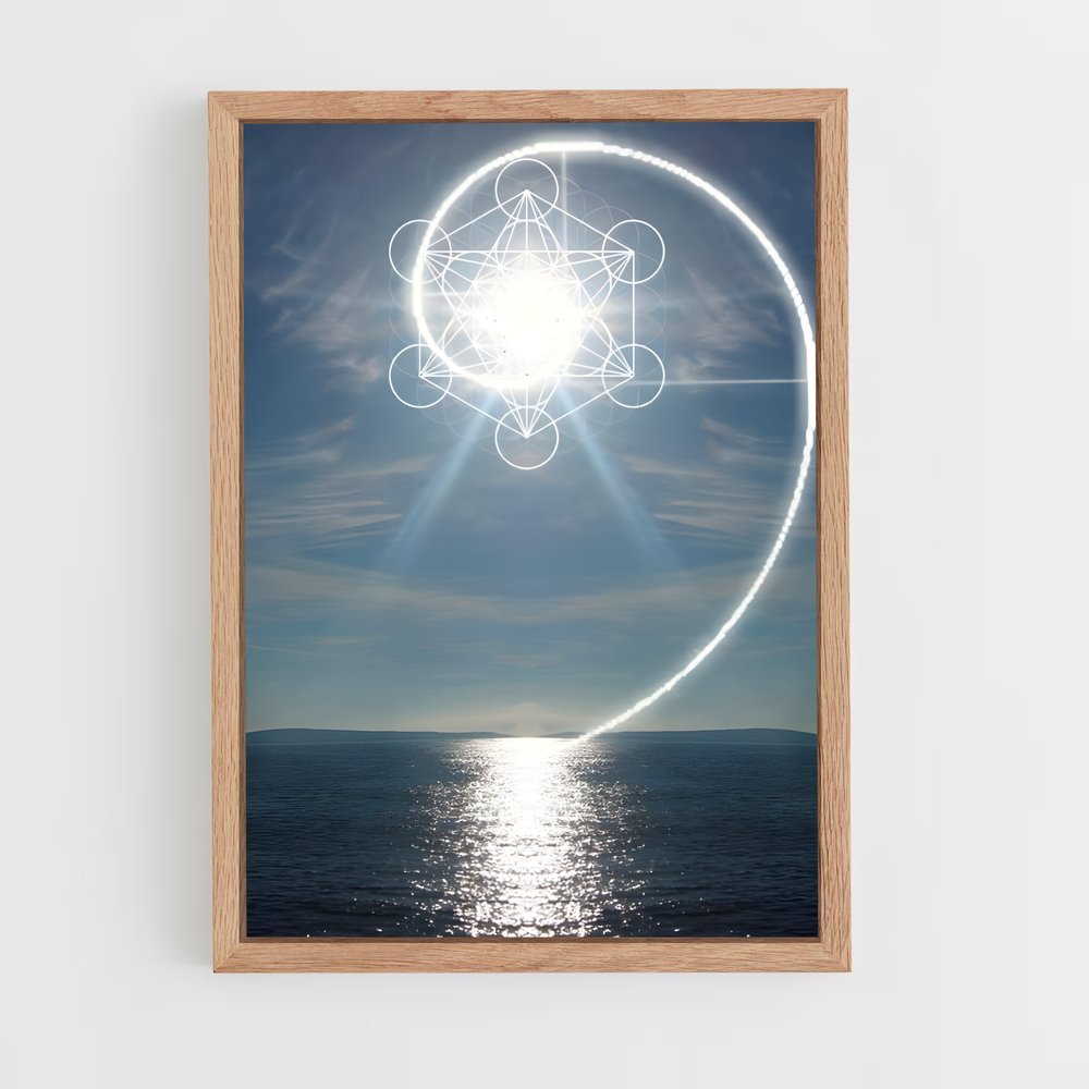 ap-sacred geometry-1 cadre Bois clair