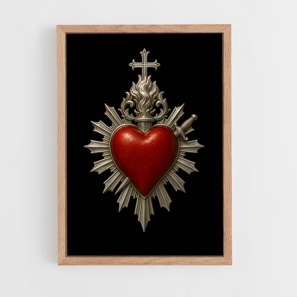 ap-sacred heart-1 cadre Bois clair