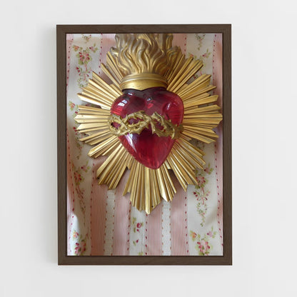 ap-sacred heart-8 cadre Bois foncé