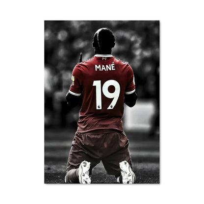 Poster Sadio en Réflexion