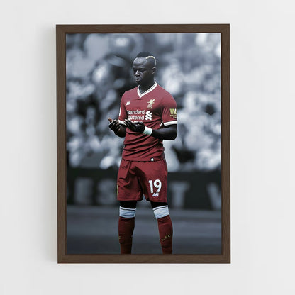 ap-sadio mane-2 cadre Bois foncé