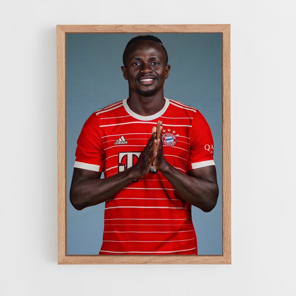 ap-sadio mane-6 cadre Bois clair