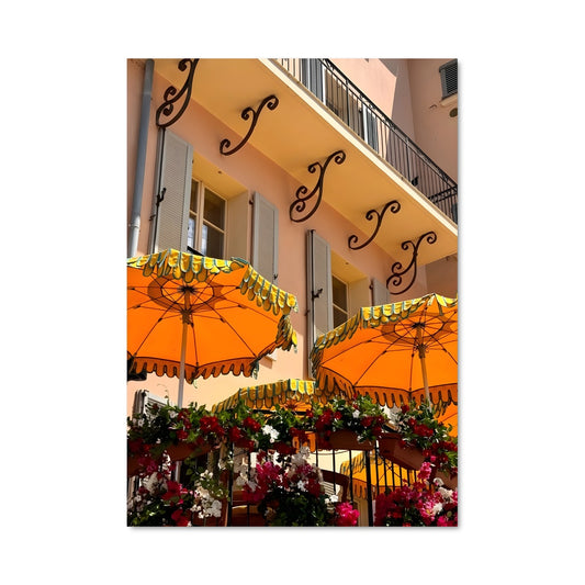 Poster Balcon Fleuris