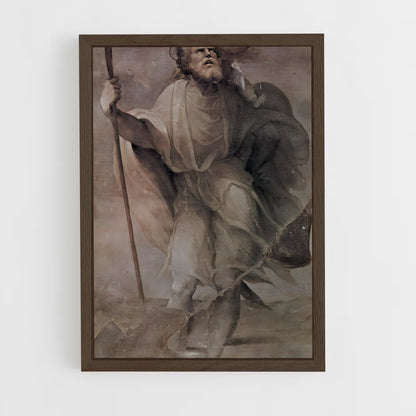 ap-saint christopher-4 cadre Bois foncé