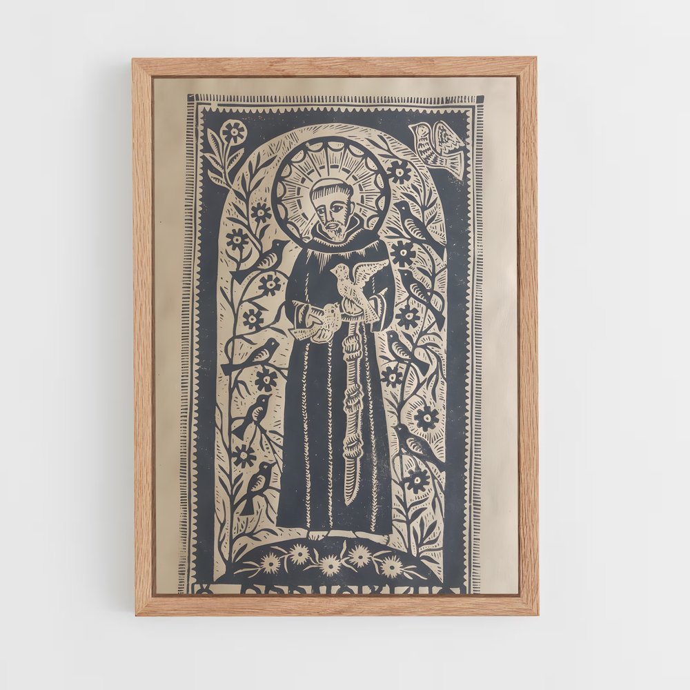 ap-saint francis-7 cadre Bois clair