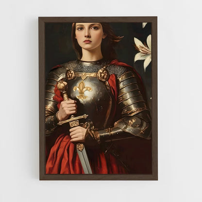 ap-saint joan of arc-1 cadre Bois foncé