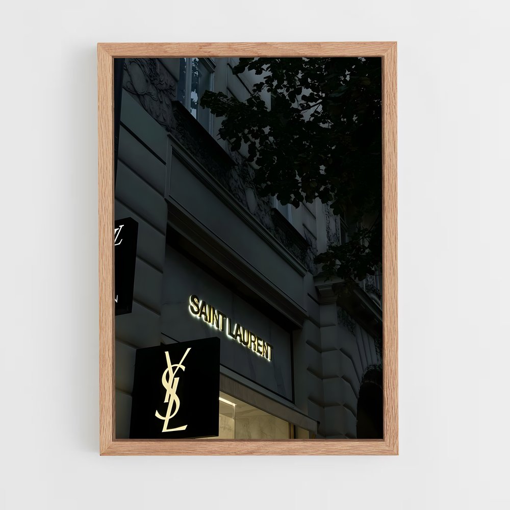 ap-saint laurent-4 cadre Bois clair