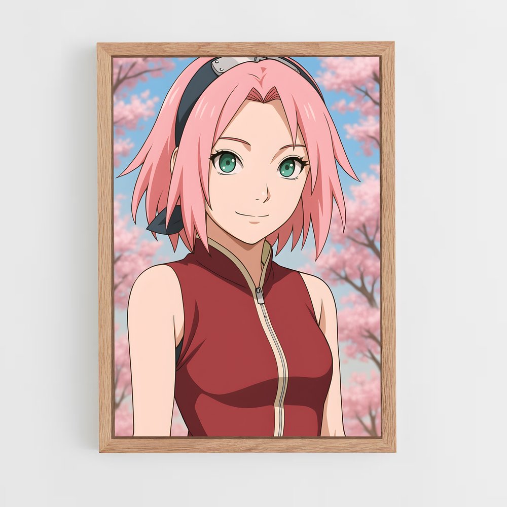 ap-sakura haruno-1 cadre Bois clair