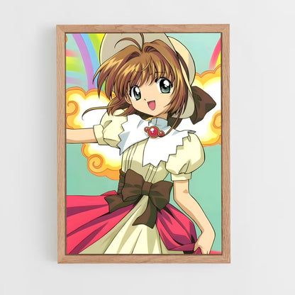 ap-sakura kinomoto-10 cadre Bois clair
