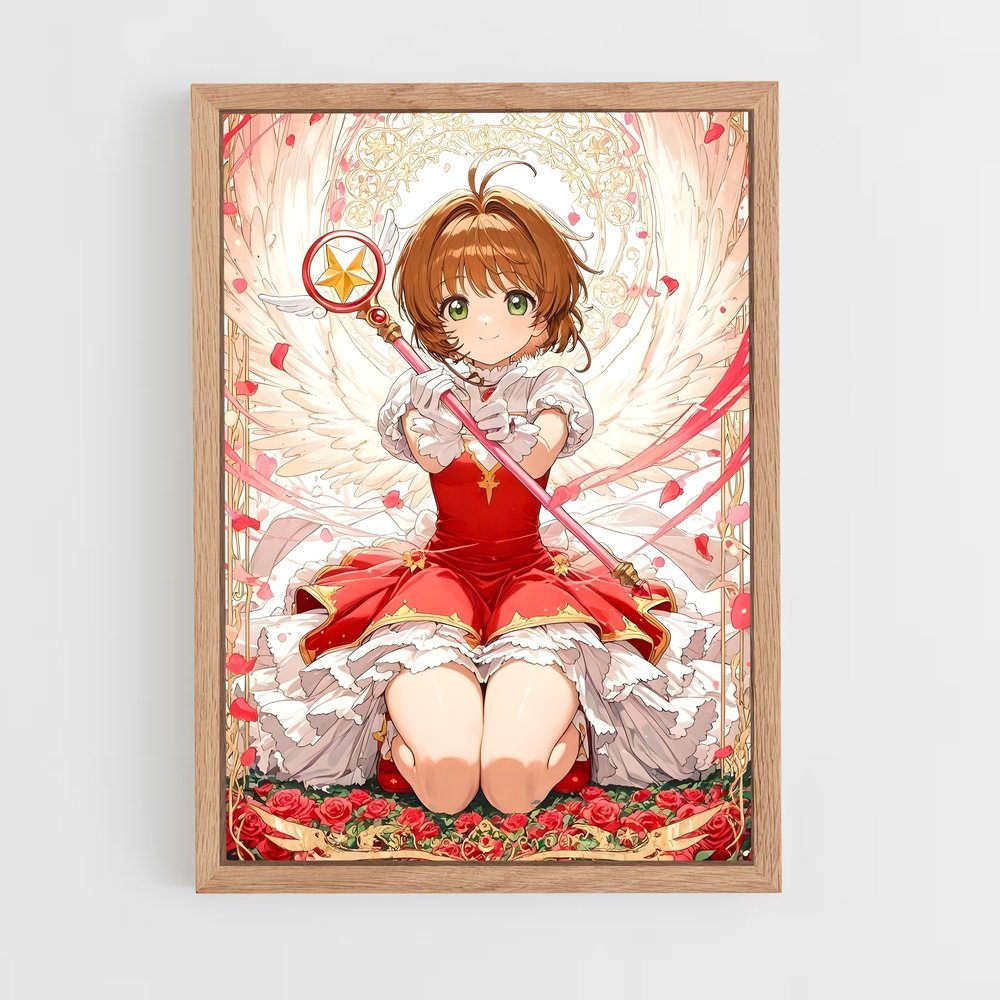 ap-sakura kinomoto-12 cadre Bois clair