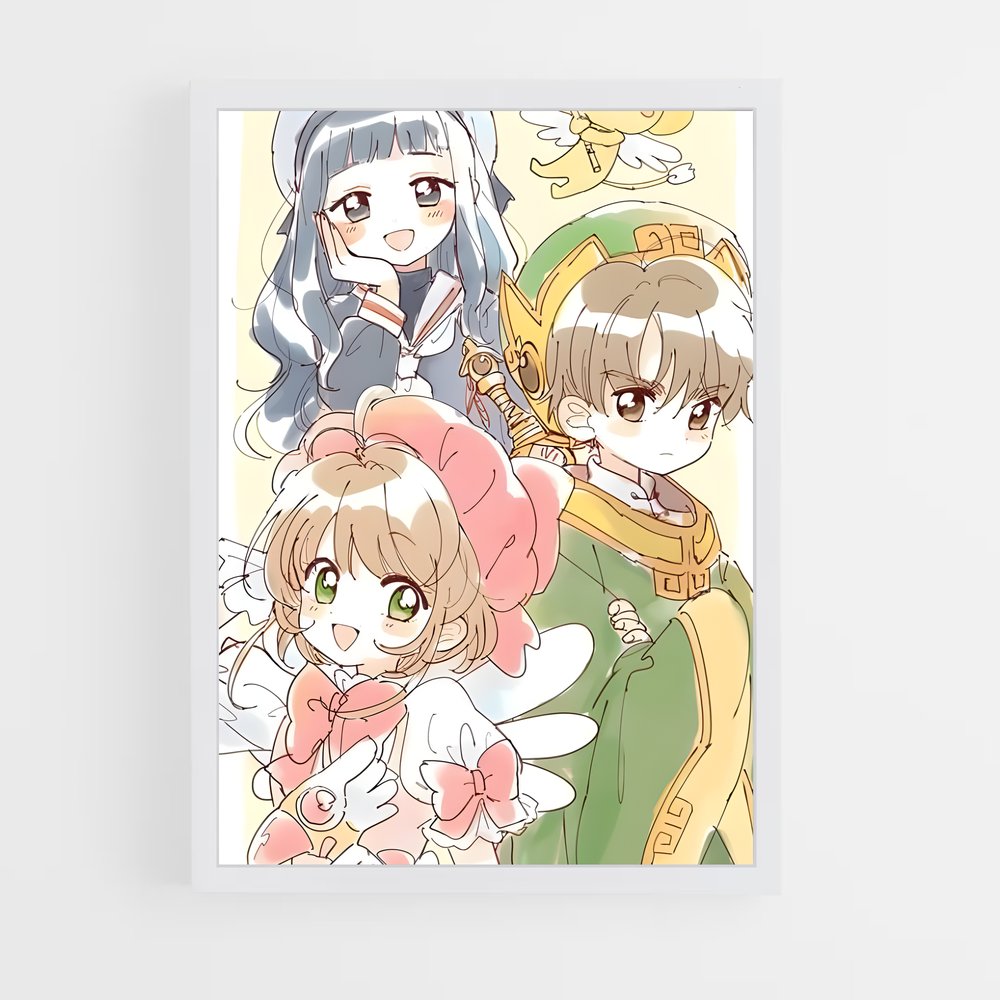 ap-sakura kinomoto-13 cadre Blanc