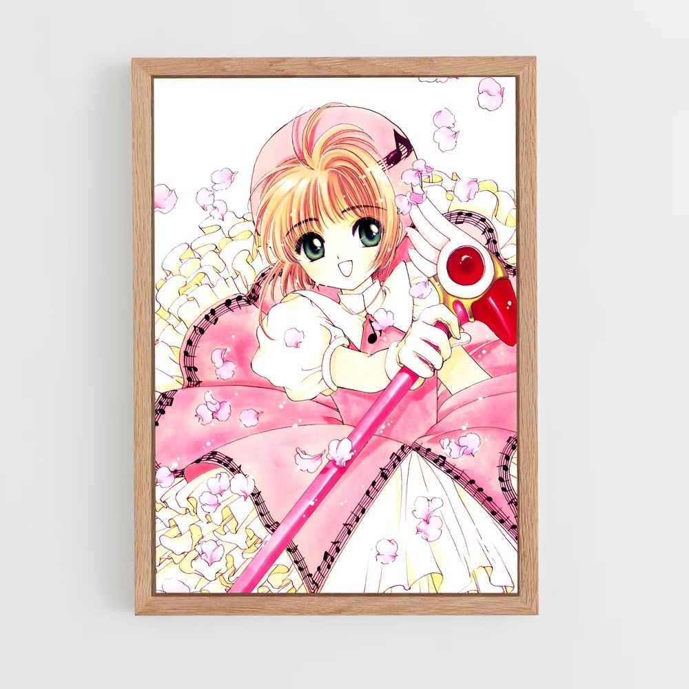 ap-sakura kinomoto-2 cadre Bois clair