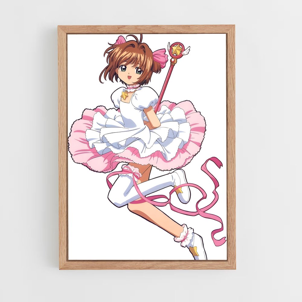 ap-sakura kinomoto-3 cadre Bois clair