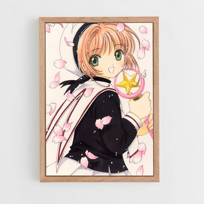 ap-sakura kinomoto-8 cadre Bois clair