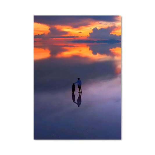 Poster Horizon Enflammé