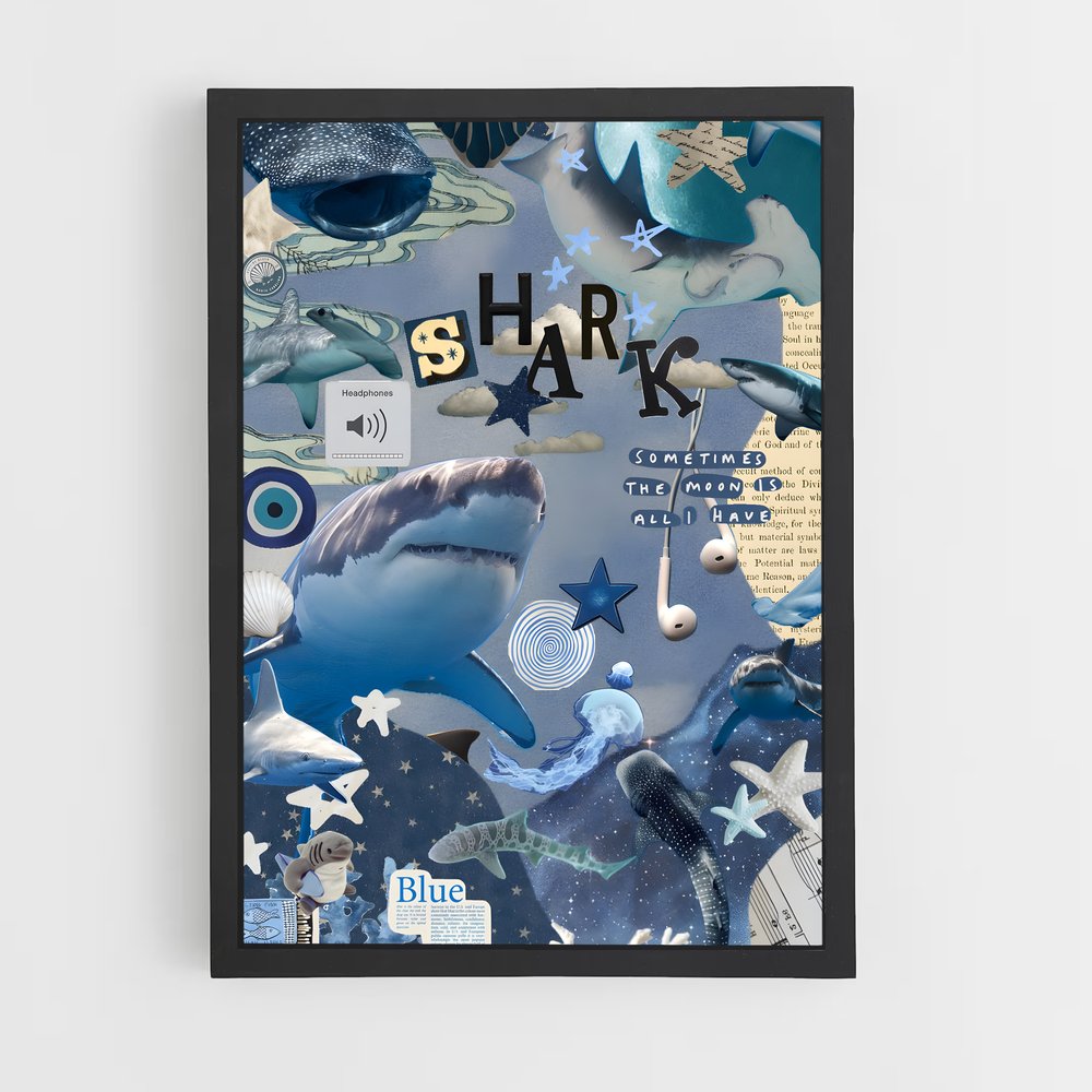 ap-sale sharks-1 cadre Noir