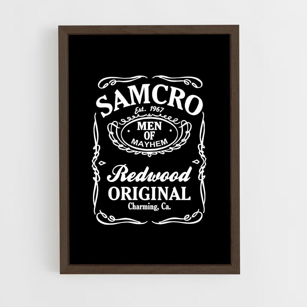 ap-samcro logo-3 cadre Bois foncé