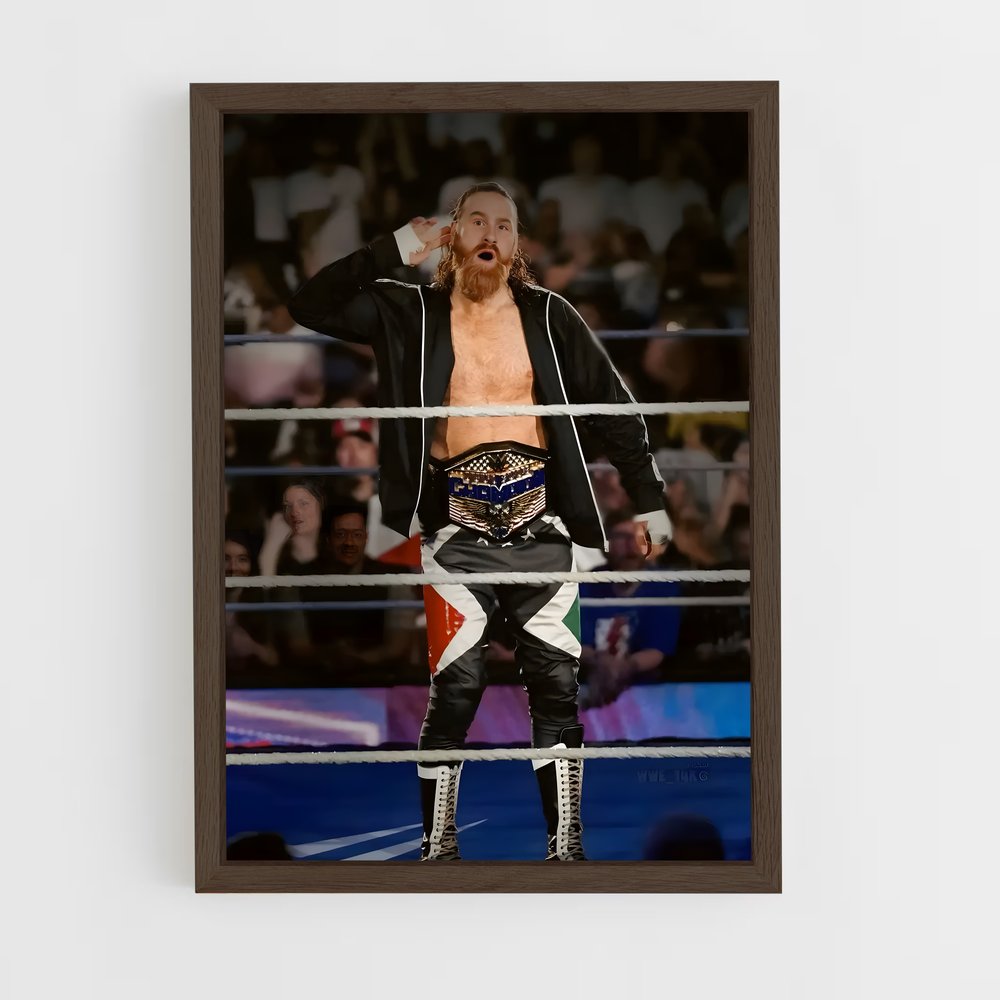 ap-sami zayn-1 cadre Bois foncé