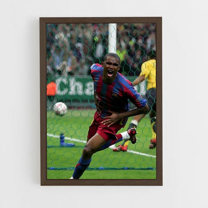 ap-samuel eto'o-5 cadre Bois foncé