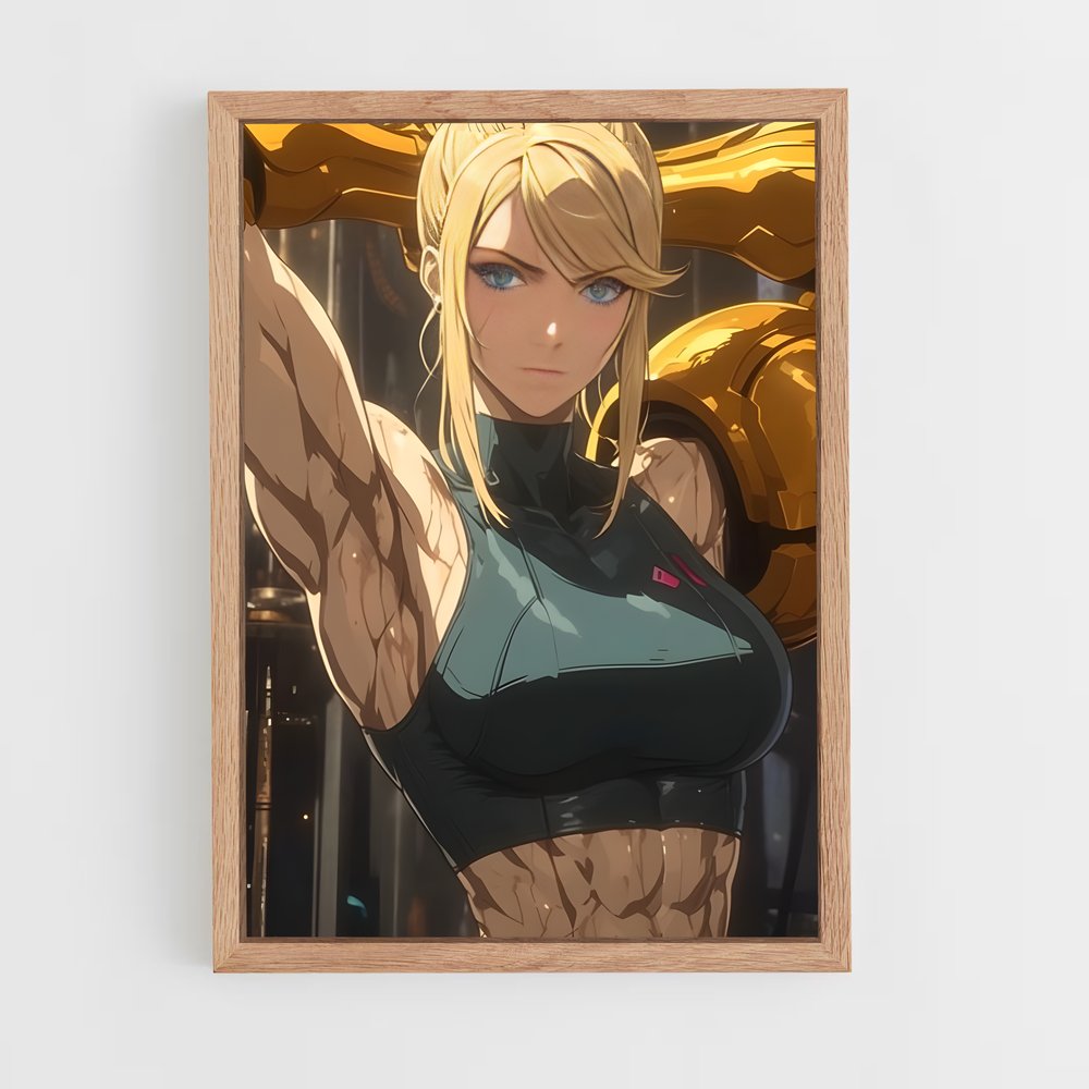 ap-samus aran-7 cadre Bois clair