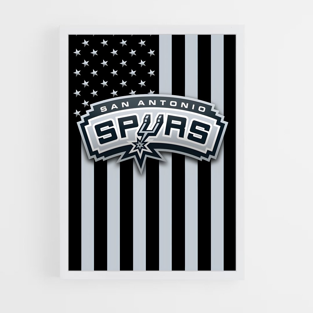 ap-san antonio spurs-5 cadre Blanc