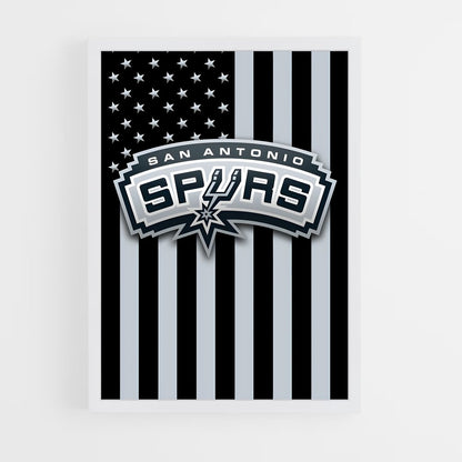 ap-san antonio spurs-5 cadre Blanc