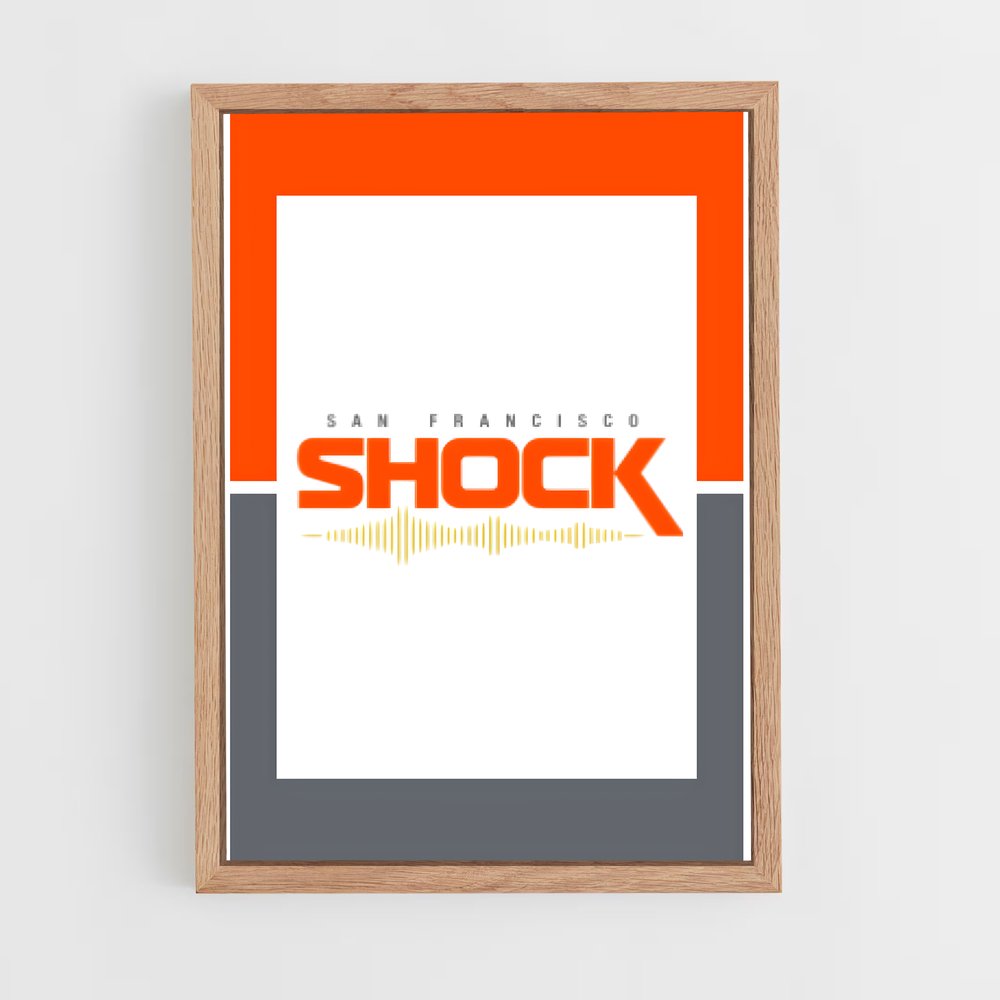 ap-san francisco shock-1 cadre Bois clair