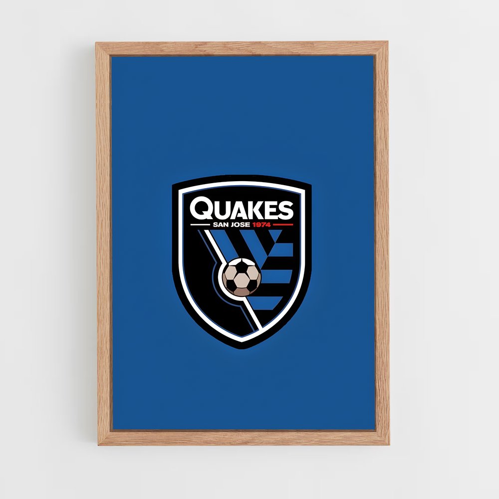 ap-san jose earthquakes-1 cadre Bois clair