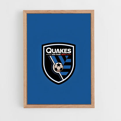 ap-san jose earthquakes-1 cadre Bois clair