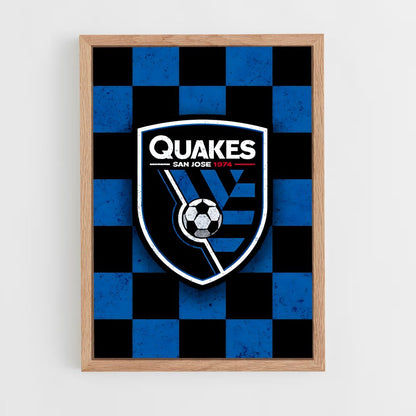 ap-san jose earthquakes-3 cadre Bois clair
