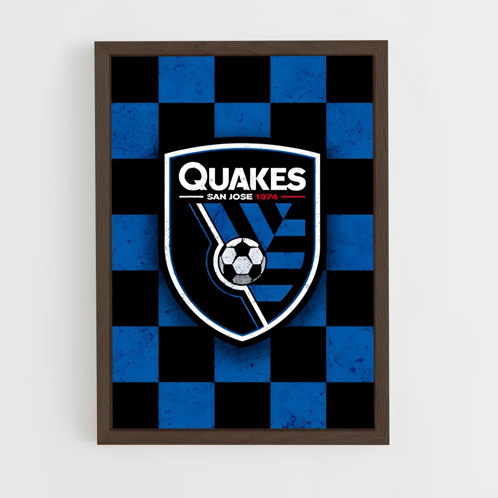 ap-san jose earthquakes-3 cadre Bois foncé