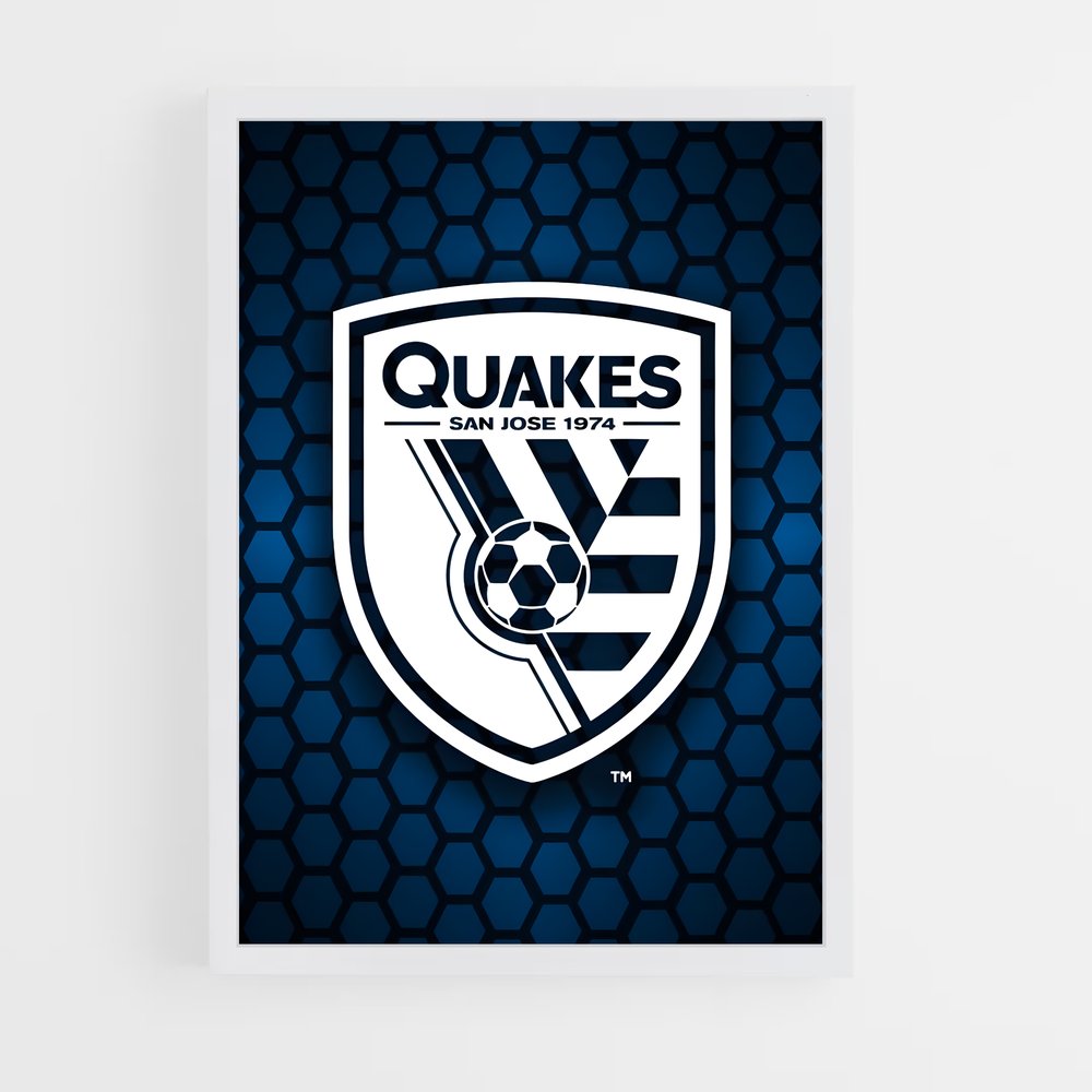 ap-san jose earthquakes-6 cadre Blanc