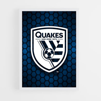 ap-san jose earthquakes-6 cadre Blanc