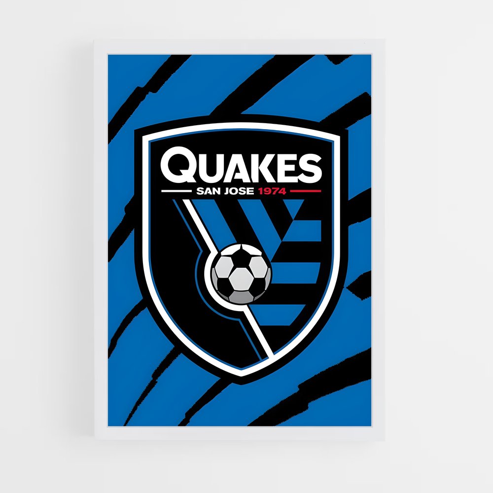 ap-san jose earthquakes-8 cadre Blanc