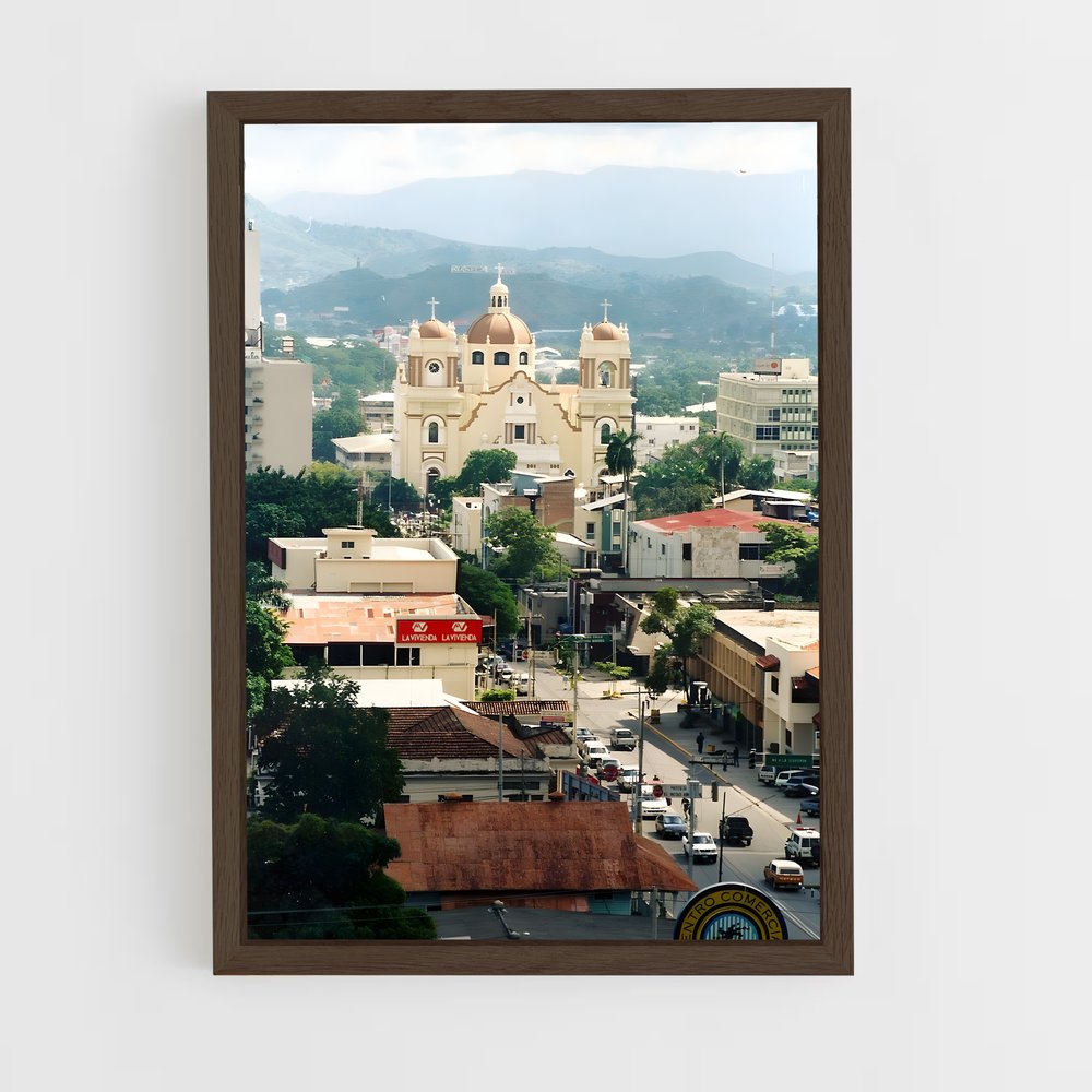 ap-san pedro sula-3 cadre Bois foncé
