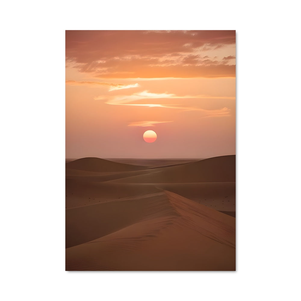 Poster Crépuscule des Dunes