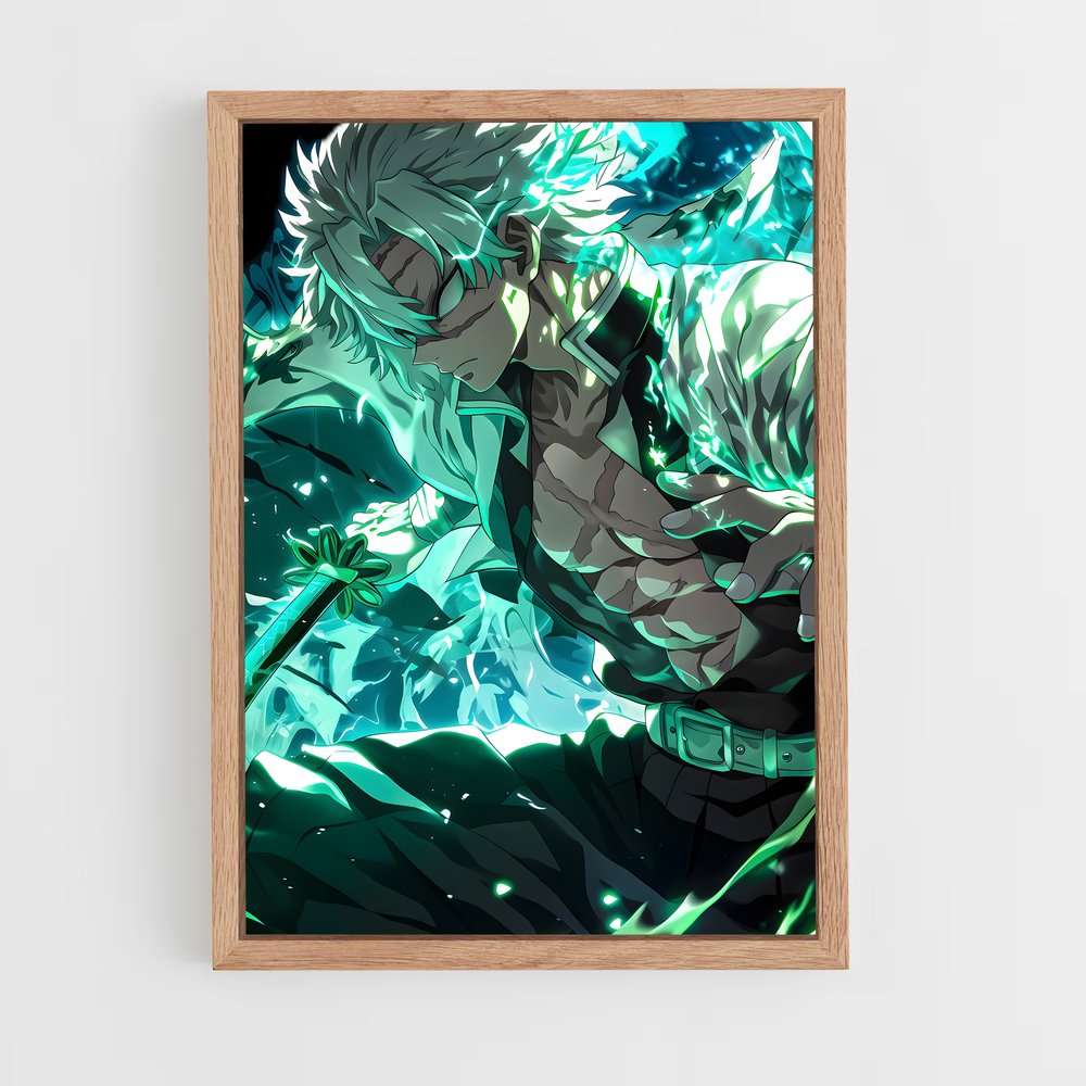 ap-sanemi shinazugawa-2 cadre Bois clair