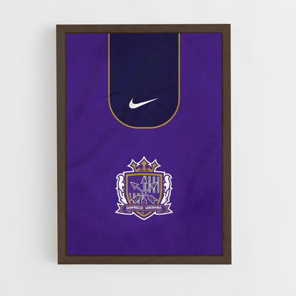 ap-sanfrecce hiroshima-7 cadre Bois foncé