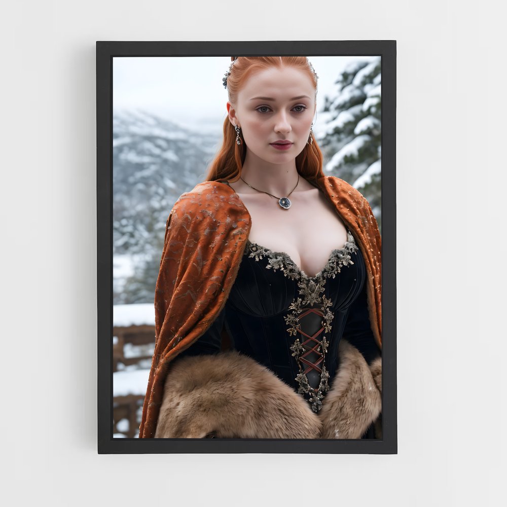 ap-sansa stark-1 cadre Noir