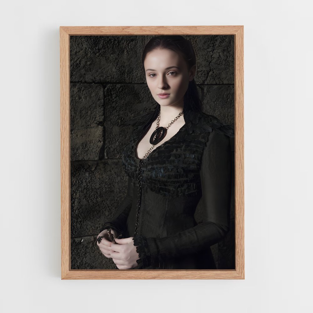 ap-sansa stark-10 cadre Bois clair