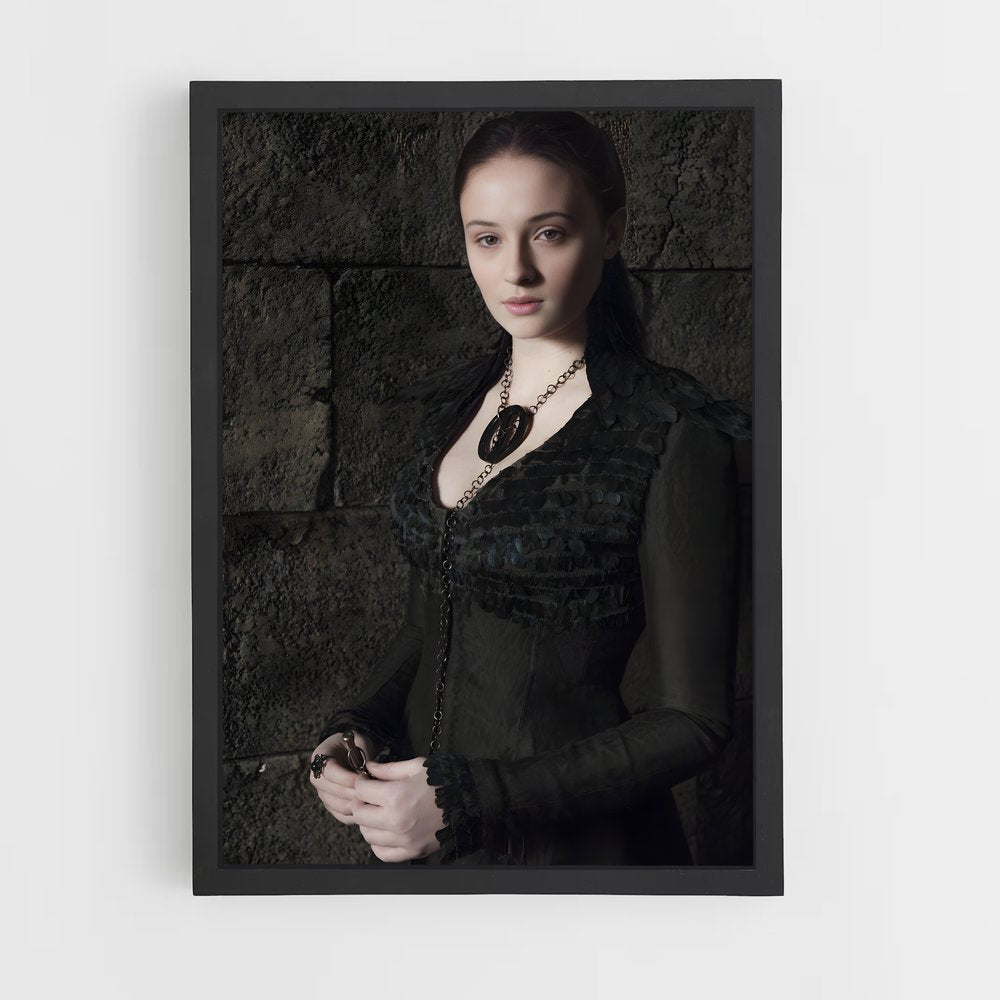 ap-sansa stark-10 cadre Noir