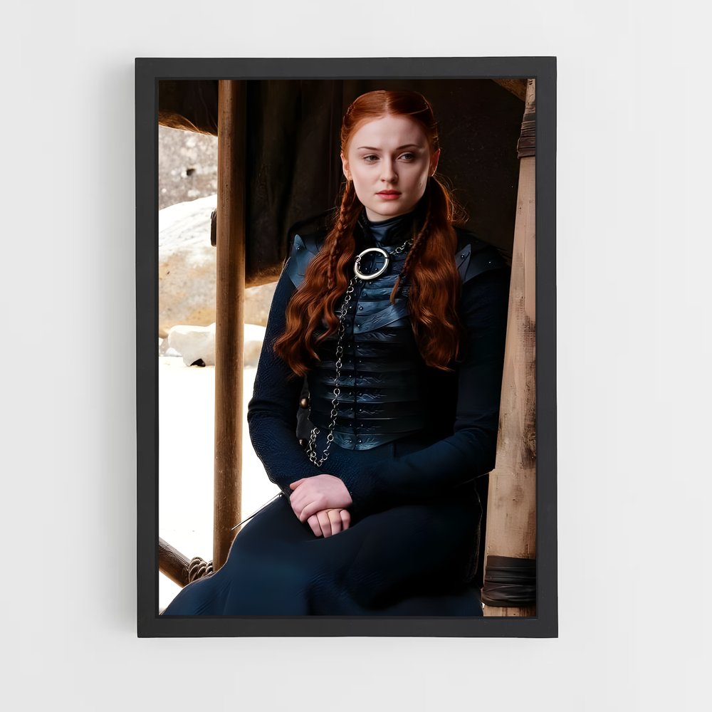 ap-sansa stark-11 cadre Noir