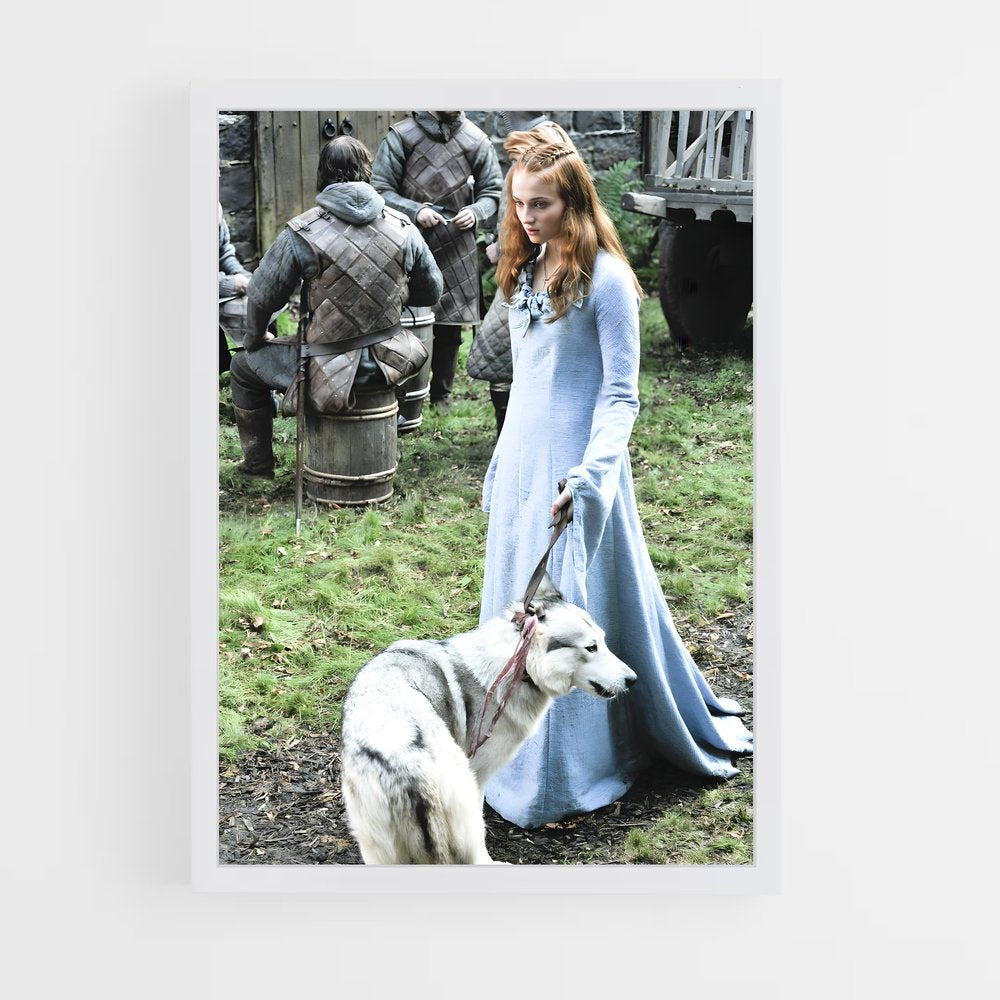 ap-sansa stark-13 cadre Blanc