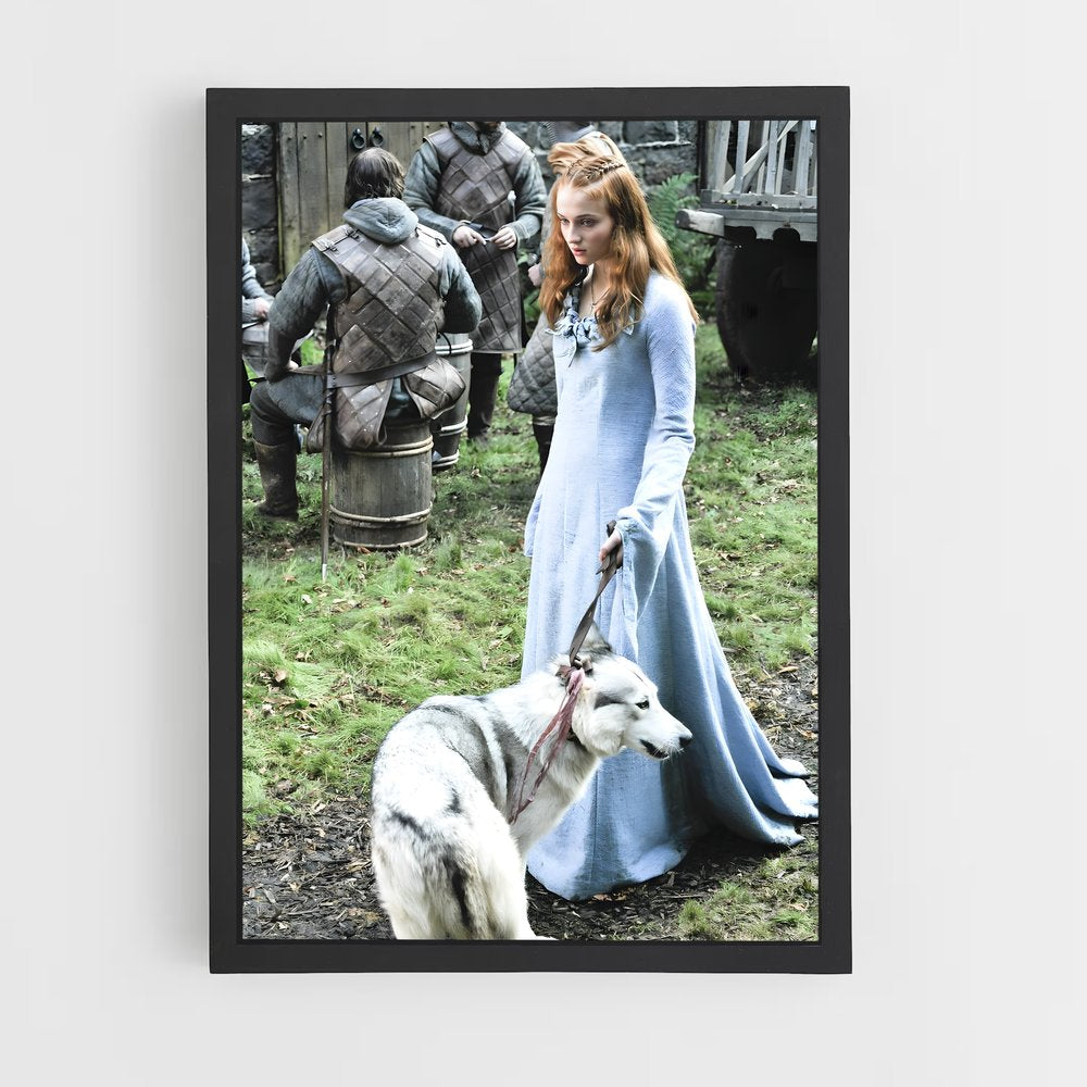 ap-sansa stark-13 cadre Noir